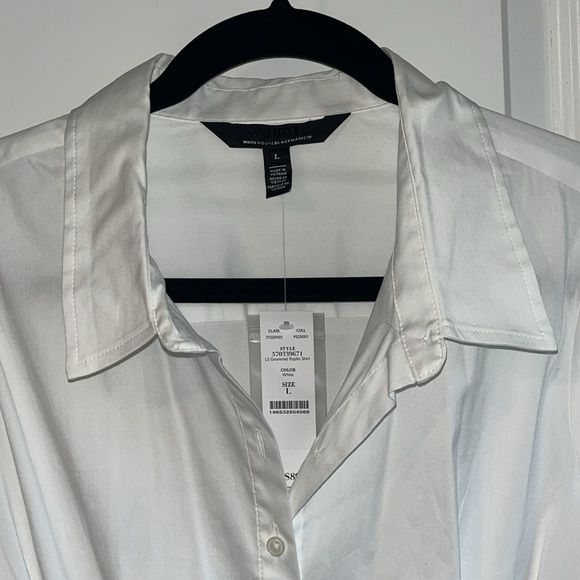 NWT BHWM Grommet Poplin Shirt - Picture 4 of 5